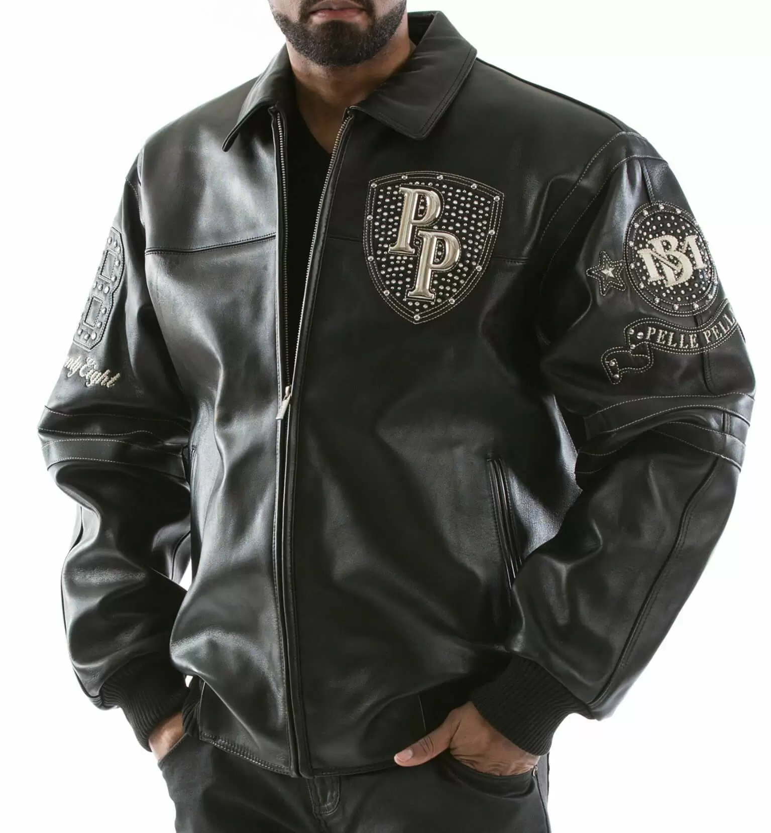 Pelle Pelle Black Leather Jacket