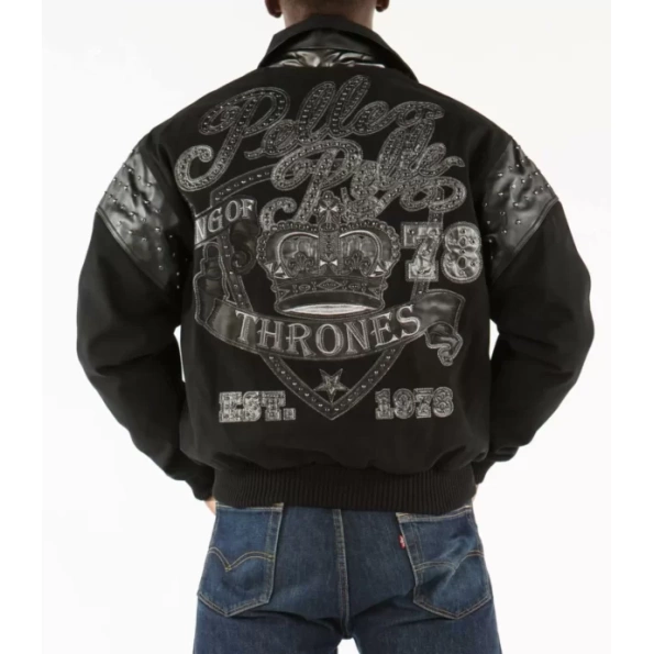 Pelle Pelle Black 1978 King Wool Jacket