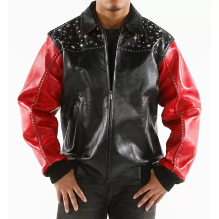 Born Free Pelle Pelle Black Red Jacket view 2