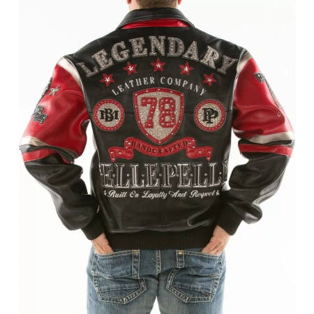 Pelle Pelle Black Red Leather Jacket view 2