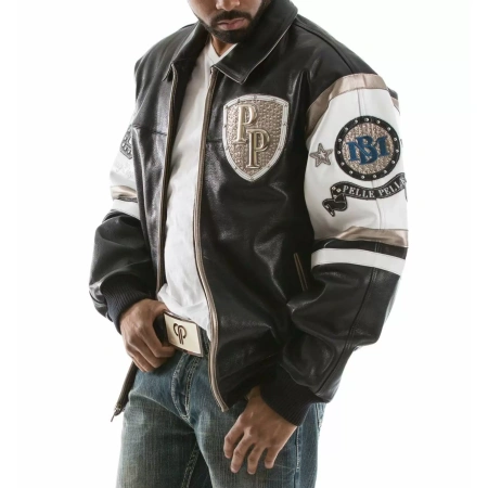 Pelle Pelle Encrusted Leather Jacket view 2