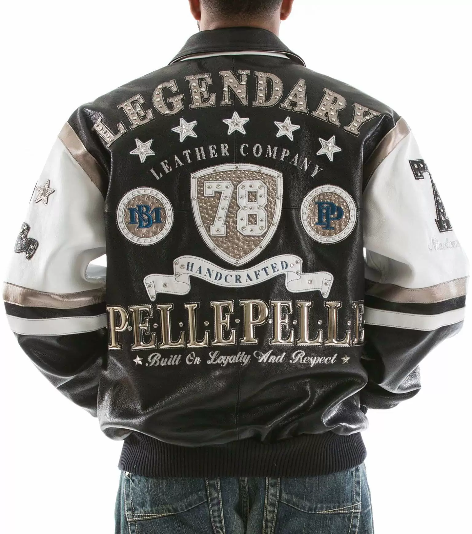 Pelle Pelle Encrusted Leather Jacket view 1