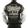 Pelle Pelle Black White Leather Jacket