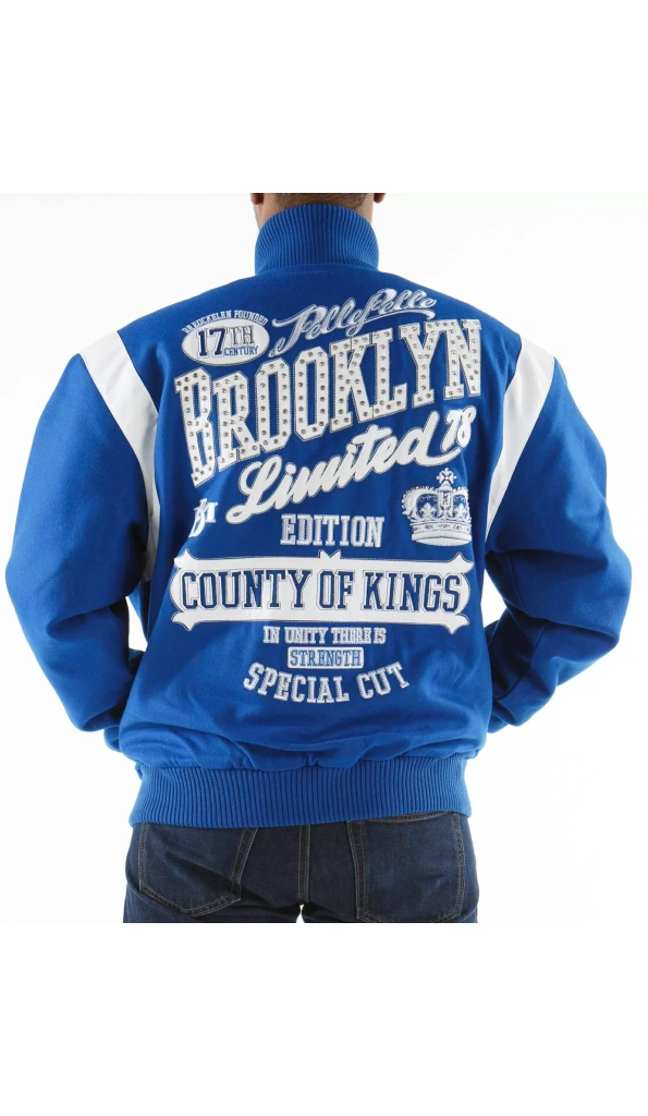 Bold Pelle Pelle Blue Brooklyn Special Cut Jacket
