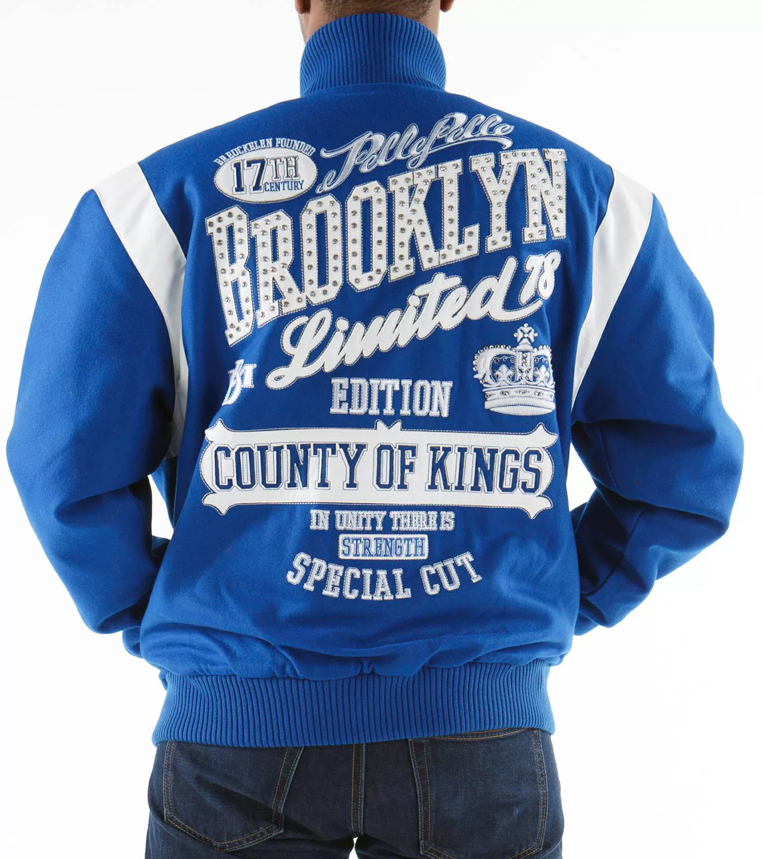 Bold Pelle Pelle Blue Brooklyn Special Cut Jacket