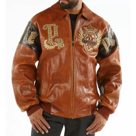 Bold Pelle Pelle Brown Empire Victory Jacket view 2