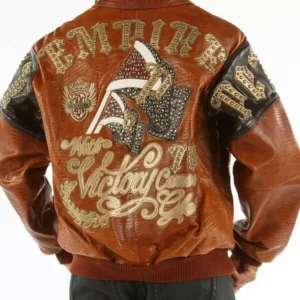 Bold Pelle Pelle Brown Empire Victory Jacket