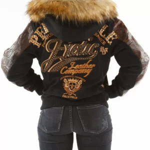 Pelle Pelle Brown Hood Wool Jacket view 2