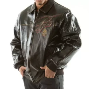 Bold Pelle Pelle Brown Badged Royal Jacket view 2