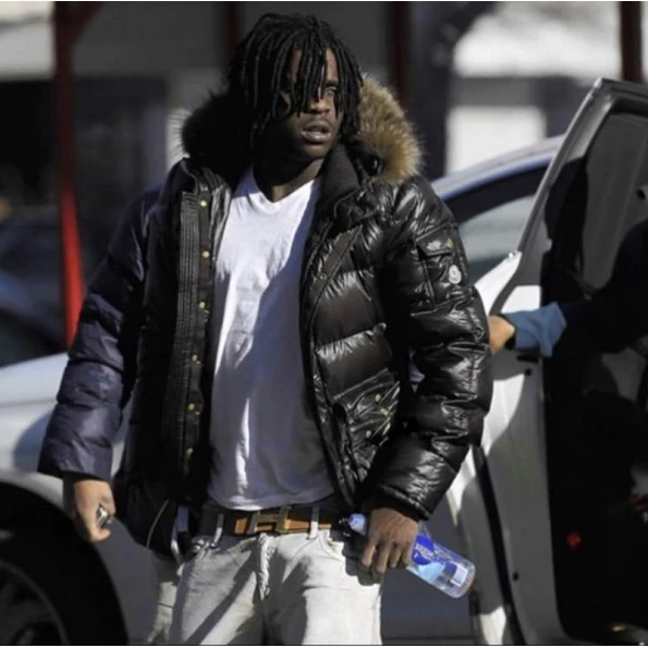 Pelle Pelle Men Chief Keef Puffer Jacket | Black Jacket