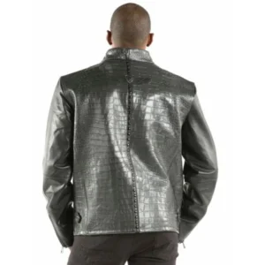 PELLE PELLE CROCODILE GREY JACKET WONDERFUL view 2