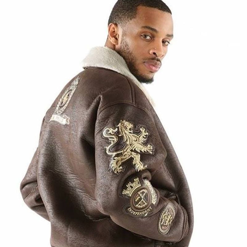 Best Pelle Pelle Coat Of Arms Fur Collar Jacket view 4
