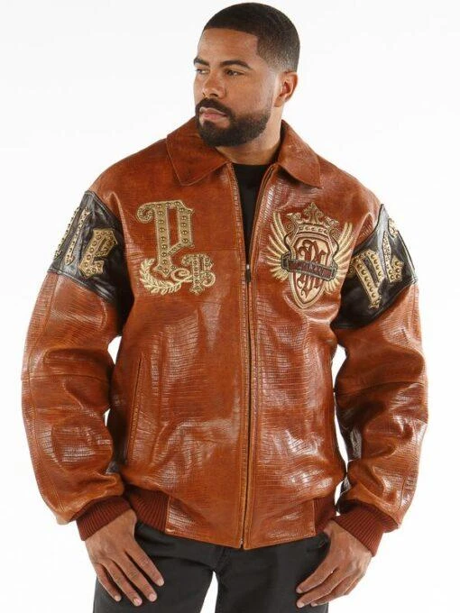 Pelle Pelle Brown Empire MB Leather Jacket | Men Jacket