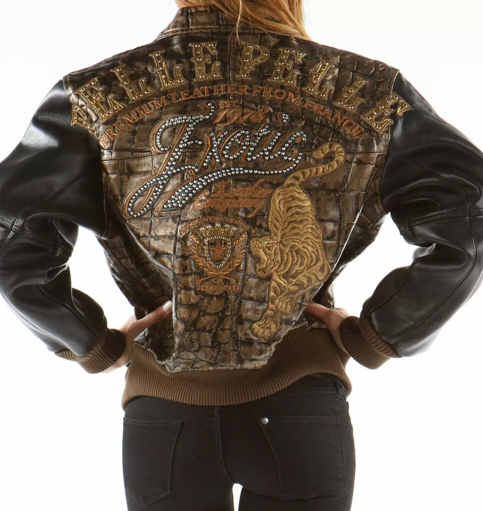Great Brown Pelle Pelle Leather Jacket