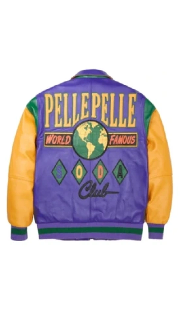 Purple Pelle Pelle World Famous Jacket