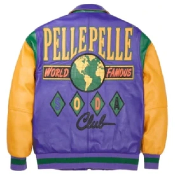 Pelle Pelle World Famous Purple Jacket | Soda Club Jacket view 2