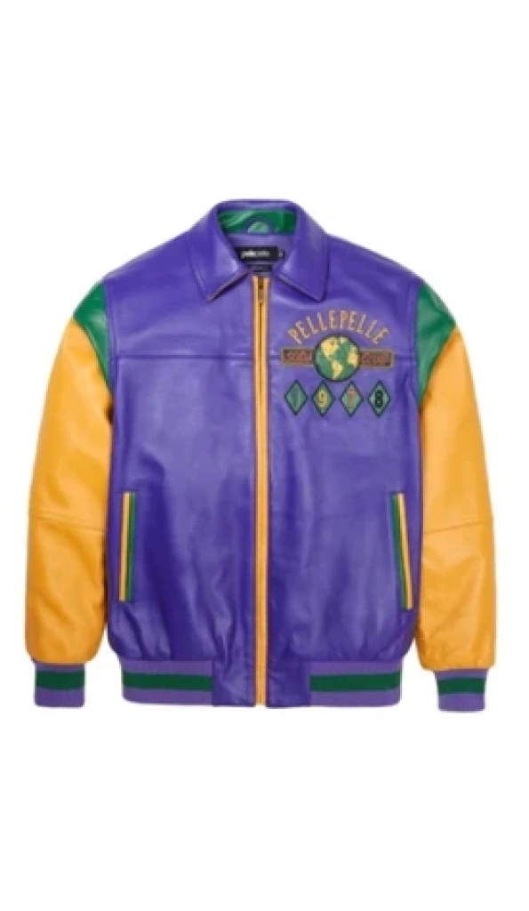 Pelle Pelle World Famous Purple Jacket | Soda Club Jacket