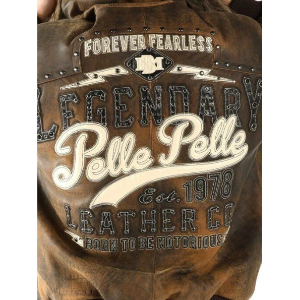 PELLE PELLE LEGENDARY BROWN LEATHER JACKET view 4