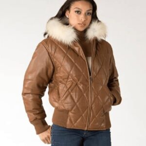 Pelle Pelle Quilted Brown Leather Jacket