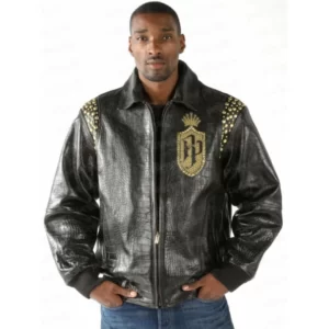 PELLE PELLE GANG BLACK LEATHER JACKET