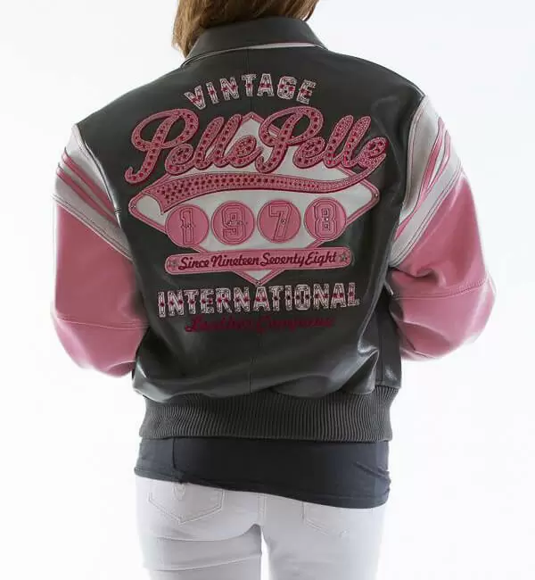 Pelle Pelle Grey Pink League Jacket