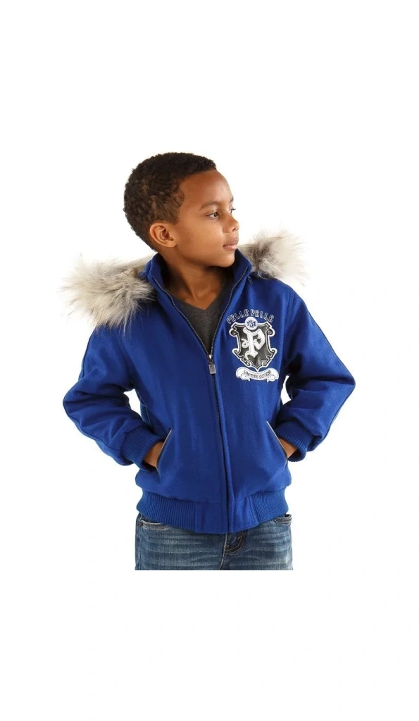 Pelle Pelle Back to School Royal Blue kid Jacket