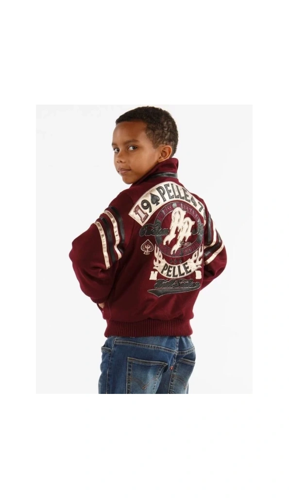 Pelle Pelle Kid 1978 Maroon Jacket