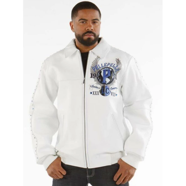 PELLE PELLE SUPERIOR WHITE LEATHER JACKET view 1