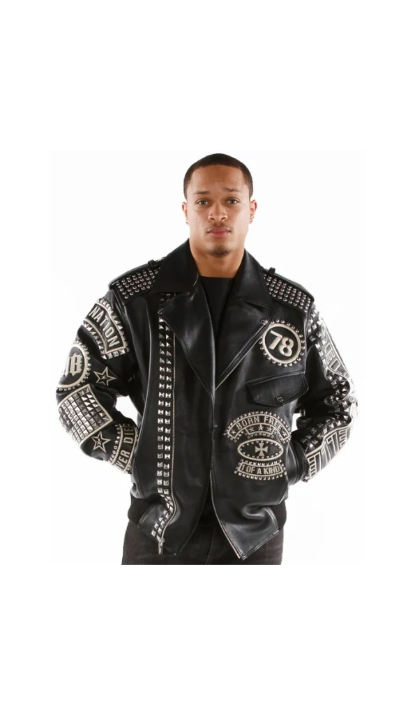 Pelle Pelle Black Rebel Soul Jacket | Stud Leather Jacket