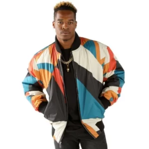 PELLE PELLE BOMBER COLORFUL WOOL JACKET