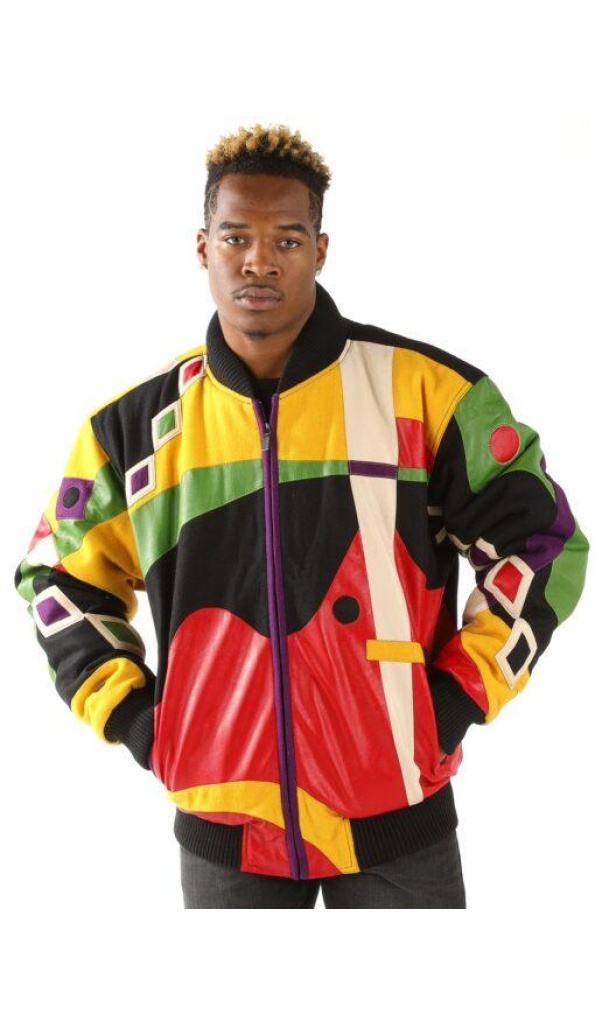 Pelle Pelle Abstract Bomber Jacket