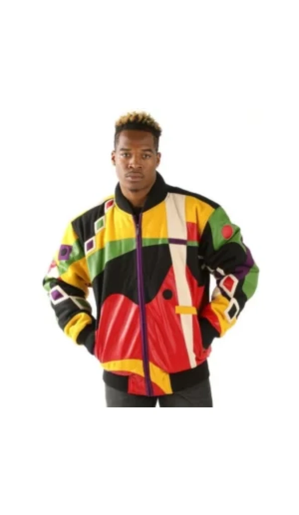 PELLE PELLE BOMBER MULTICOLOR JACKET