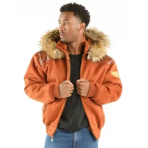 PELLE PELLE AIRBORNE ORANGE WOOL JACKET view 1