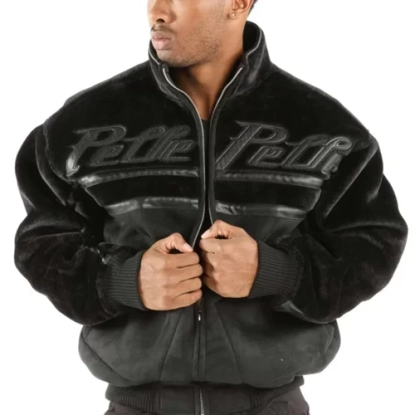 PELLE PELLE BLACK WOOL JACKET WONDERFUL