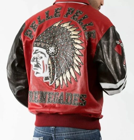 Pelle Pelle Chief Keef 1978 Leather Jacket | Red Jacket view 2