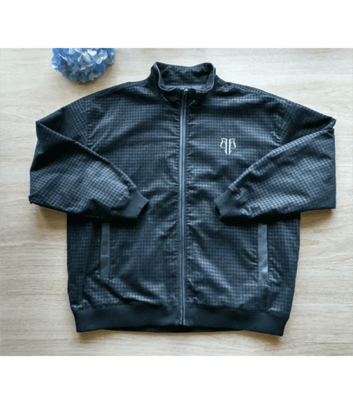 Pelle Pelle Black Cotton Bomber Jacket