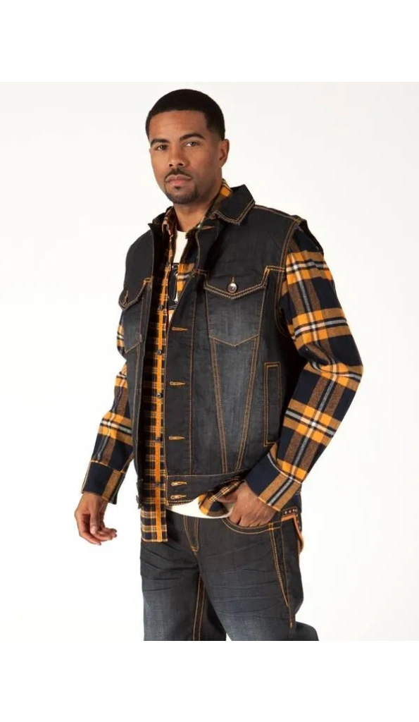 Pelle Pelle Black Born To Rebel Denim Vest