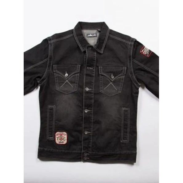 PELLE PELLE DARK GREY DENIM JACKET view 1