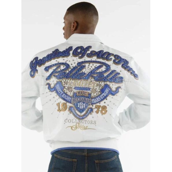 MARC BUCHANAN WHITE PELLE PELLE JACKET