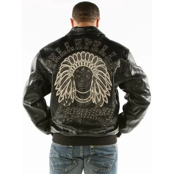 Pelle Pelle Black Indiana Legendary Jacket view 1