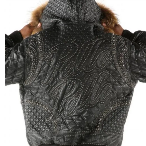 Bold Pelle Pelle Burnish Black Leather Jacket view 1