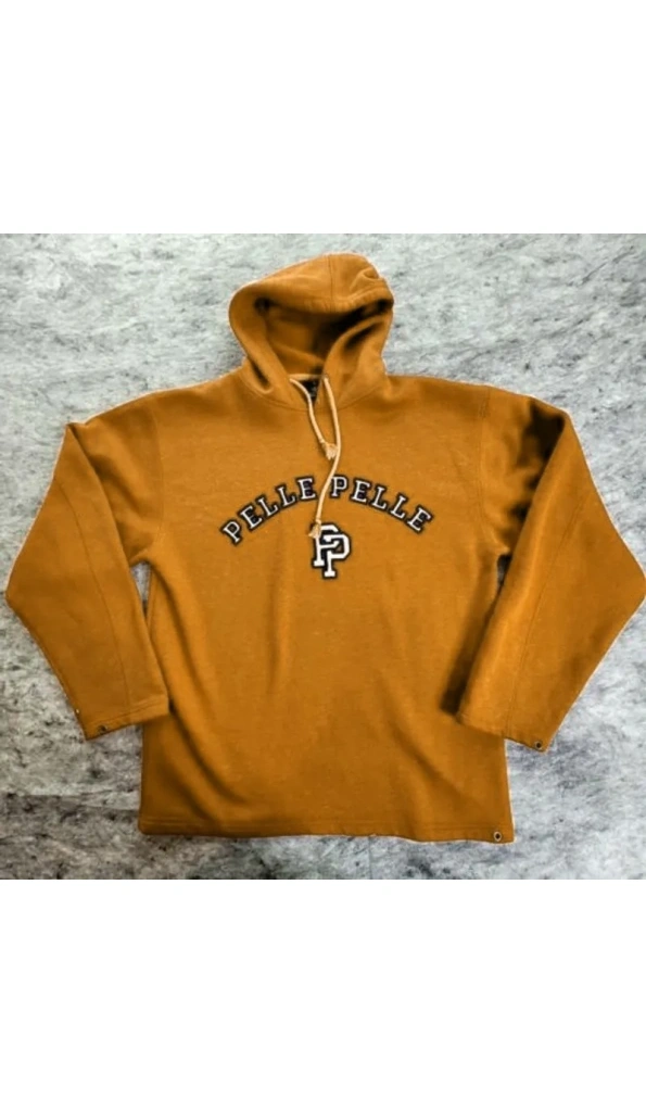 Pelle Pelle Mustard Wool Hoodie | Men & Women