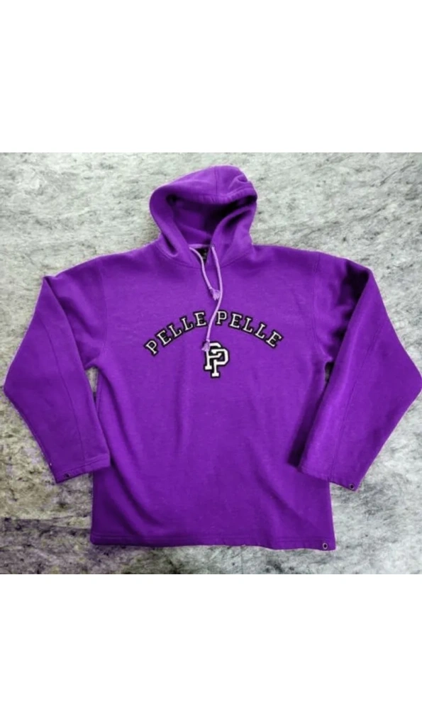 Pelle Pelle Purple Wool Hoodie | Men & Women