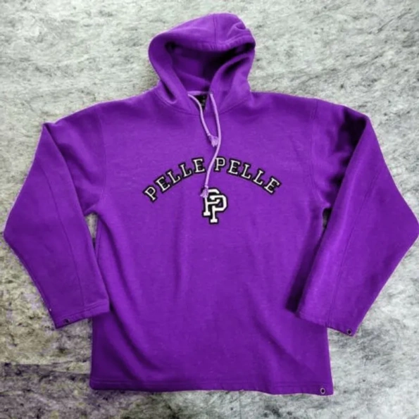 Pelle Pelle Purple Wool Hoodie | Men & Women