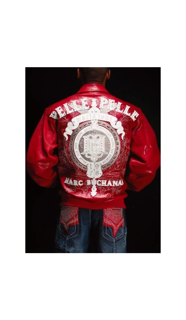 MARC RED PELLE PELLE LEATHER JACKET