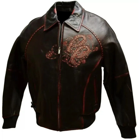 Bold Pelle Pelle Mens Brown Leather Jacket view 2