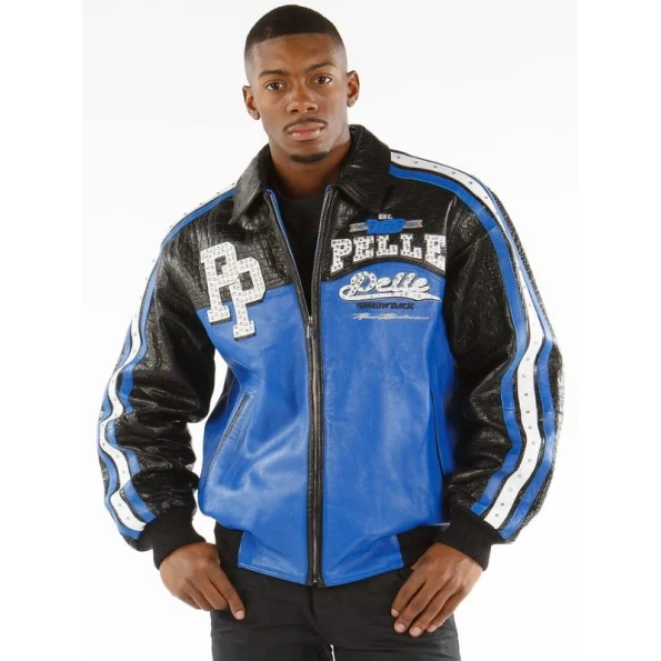 ROYAL BLUE PELLE PELLE JACKET