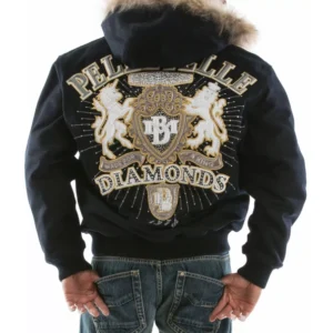PELLE PELLE NAVY FUR JACKET