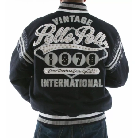 PELLE PELLE NAVY WOOL JACKET view 1