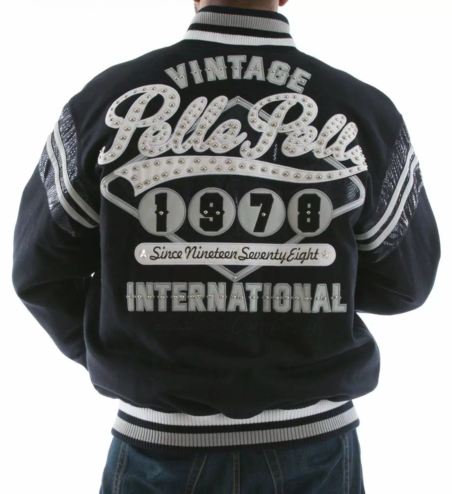 Pelle Pelle Navy Wool Jacket